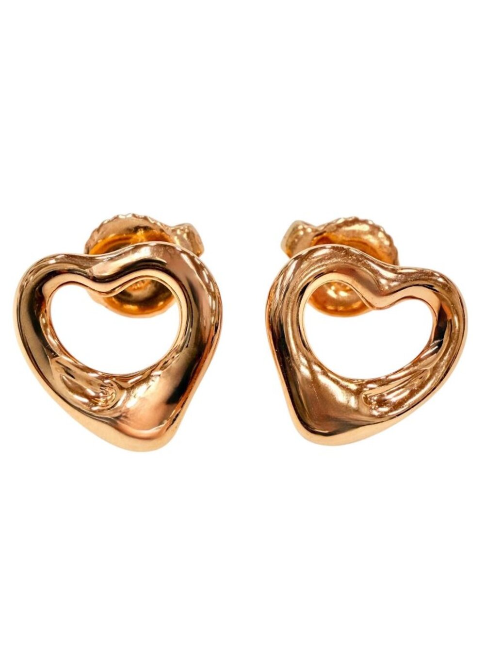 Tiffany & Co Open Heart Stud Earrings 11
